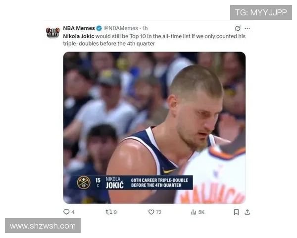 阿德尔曼称约基奇表现不错 只是三分未能命中平时能进的球